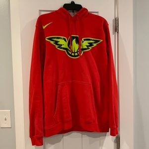 Atlanta Hawks Secondary Logo Nike Hoodie Size L